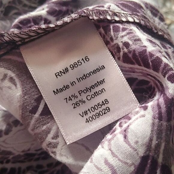 Coldwater Creek Womens 18 Lightweight Button Down Long Sleeve Shirt  - Picture 6 of 6